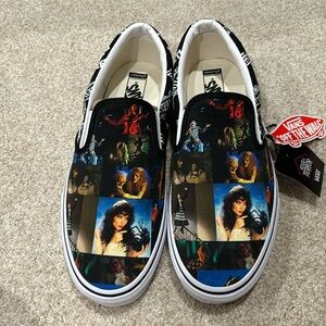 Vans Custom BeetleJuice Slip Ons - Size 11 Brand New with Tags
